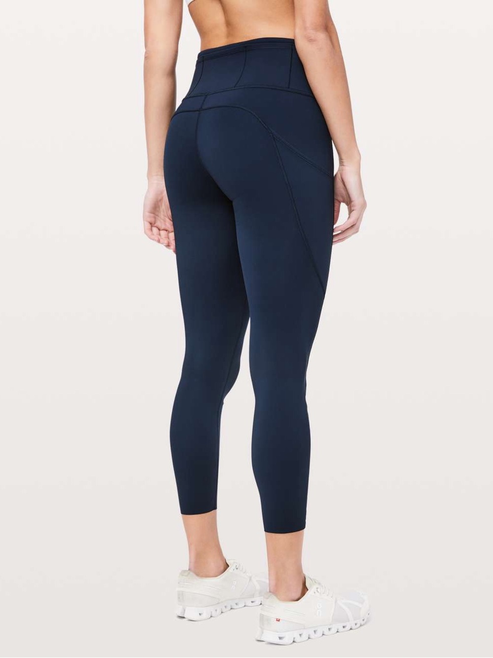 Lululemon Fast & Free 7/8 Tight II Nulux 25" True Navy Size 20